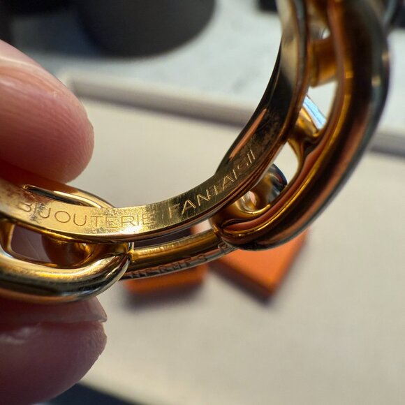 Hermès Regate Scarf Ring – 90 Format | Permabrass Finish - Picture 7 of 7